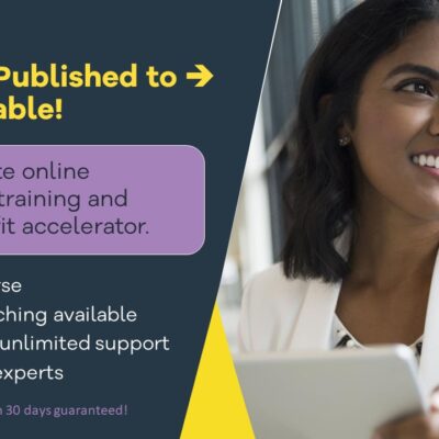 Published to Profitable - The ultimate author marketing guide and profit accelerator.  Online Course.